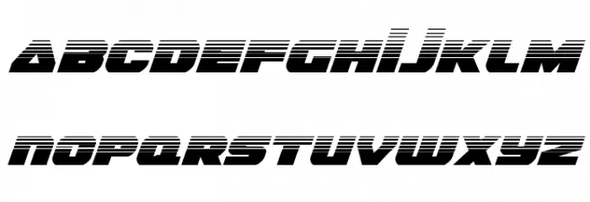Guardian Halftone Italic خط أحرف كبيرة