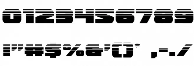 Guardian Halftone Font OTHER CHARS