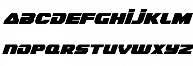 Guardian Italic Schriftart Groß
