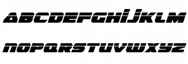 Guardian Laser Italic Polices MAJUSCULES