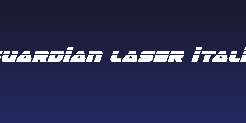 Guardian Laser Italic Social Header
