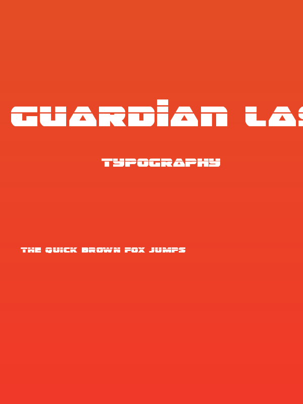 Guardian Laser Poster