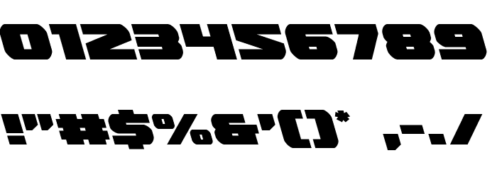 Guardian Leftalic Font OTHER CHARS