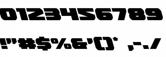 Guardian Leftalic Font OTHER CHARS