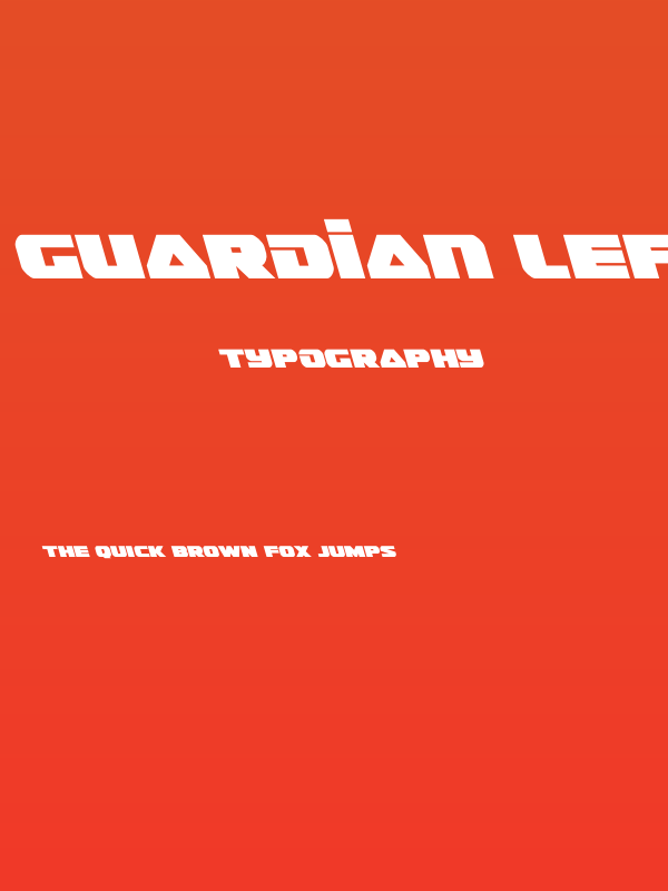 Guardian Leftalic Poster