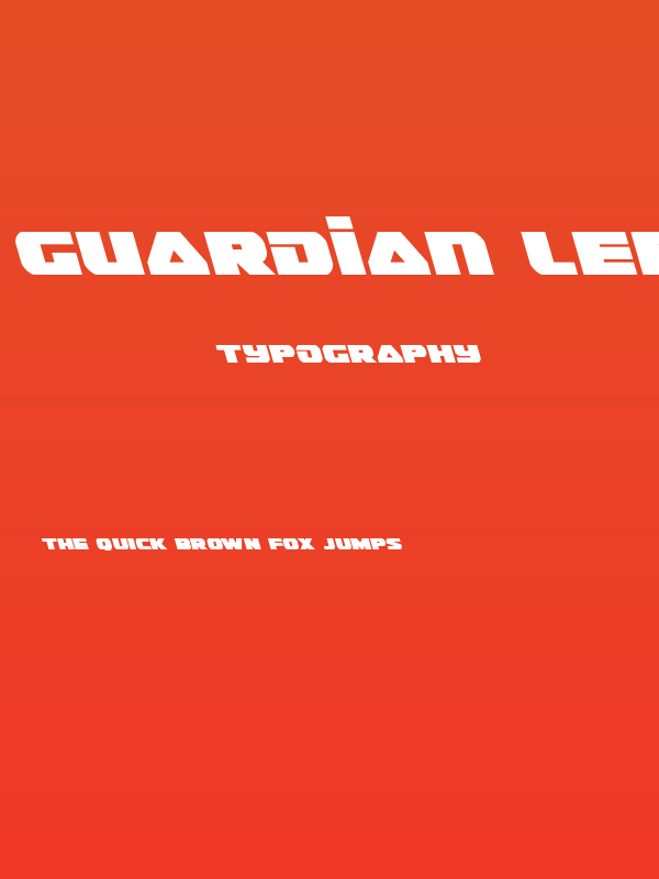 Guardian Leftalic Poster