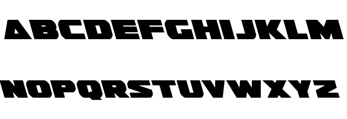 Guardian Leftalic Font LOWERCASE