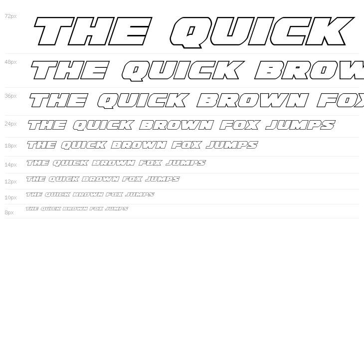 Guardian Outline Italic Waterfall