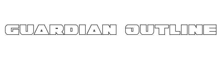 Guardian Outline  font caratteri gratis