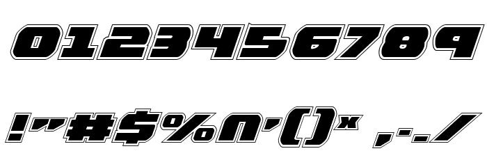Guardian Pro Italic Font OTHER CHARS