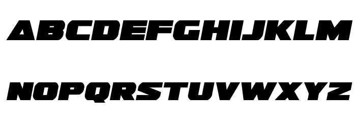 Guardian Semi-Italic Font LOWERCASE