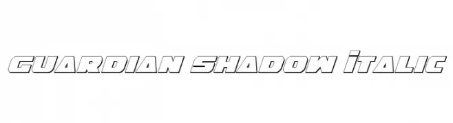 Guardian Shadow Italic 