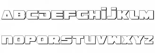 Guardian Shadow Schriftart Groß