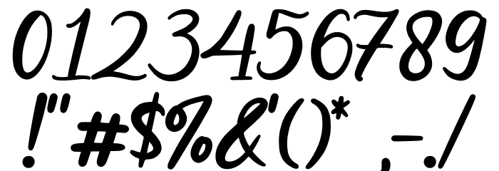 Guardian Snowing Demo Font OTHER CHARS