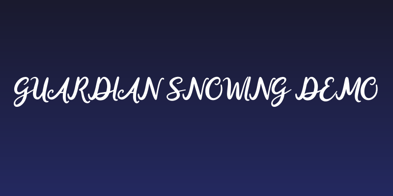 Guardian Snowing Demo Social Header