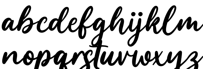 Guardian Snowing Demo Font LOWERCASE