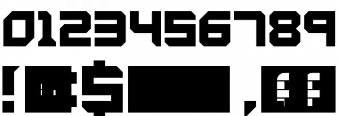 Guardians Regular Font OTHER CHARS