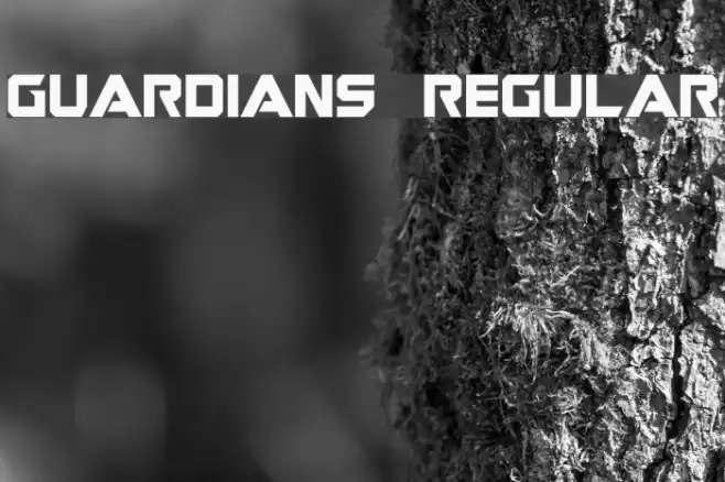 Guardians Regular Font examples