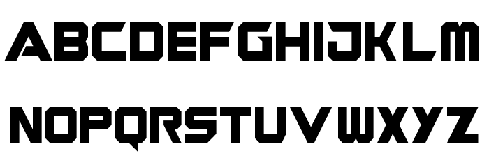 Guardians Regular Font LOWERCASE