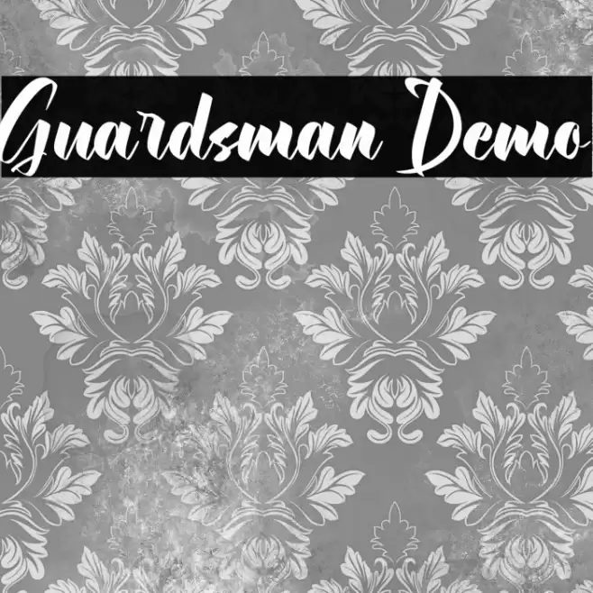 Guardsman Demo Font examples