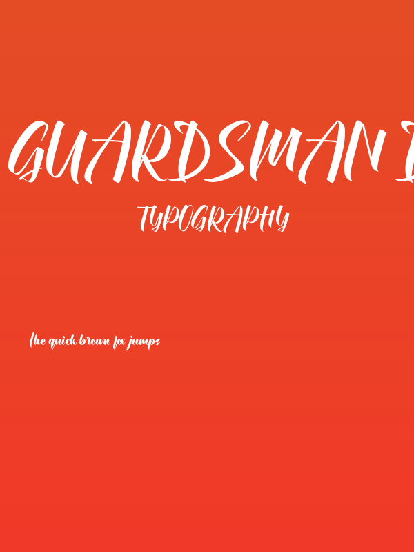 Guardsman Demo Poster