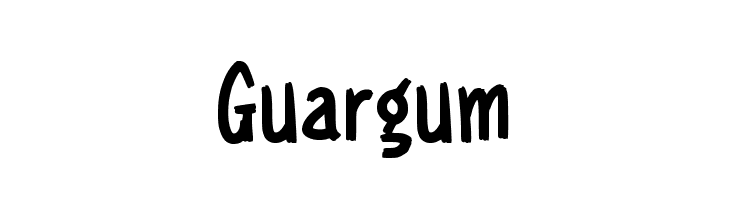 Guargum  免费字体下载