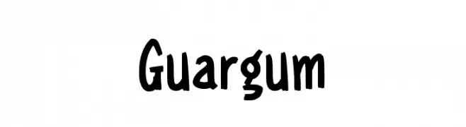Guargum  baixar fontes gratis