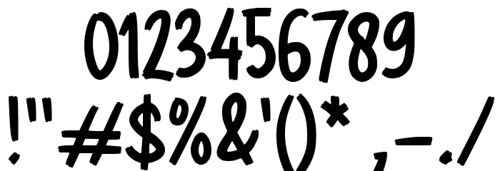 Guargum Font OTHER CHARS