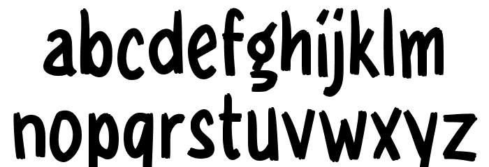 Guargum Font LOWERCASE