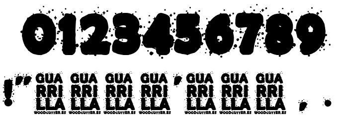 Guarrilla Font OTHER CHARS