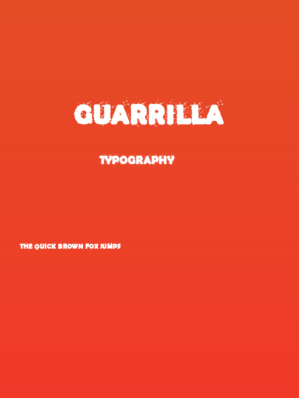 Guarrilla Poster