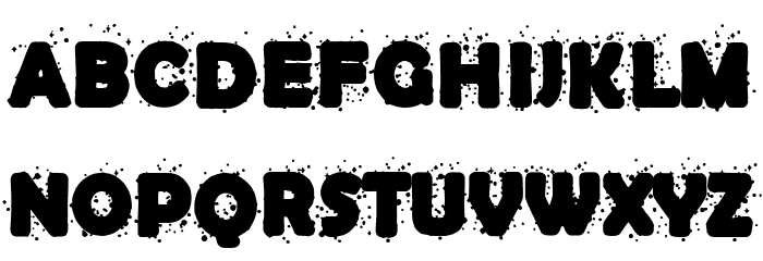 Guarrilla Font LOWERCASE