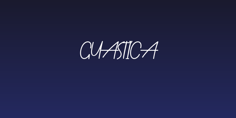 Guastica Social Header