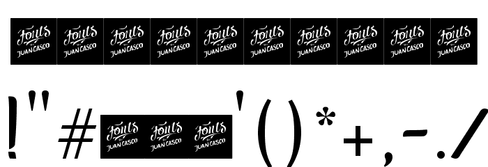 Guayaba Sans - personal use Font OTHER CHARS