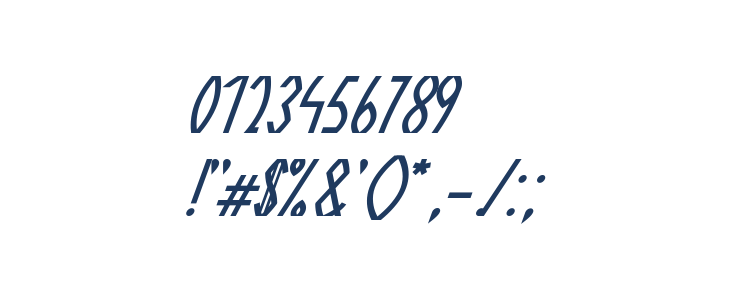 Guazhiru Italic Other Characters