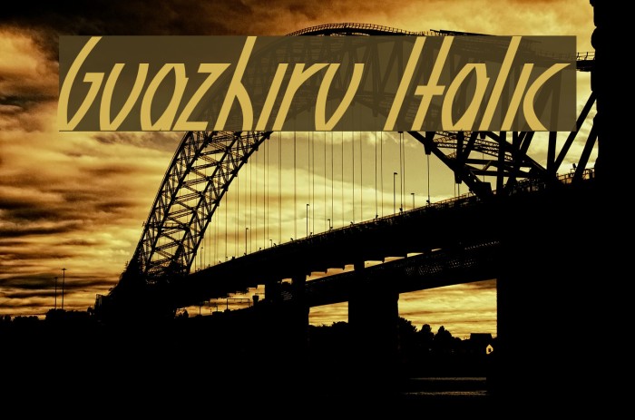 Guazhiru Italic Example 3