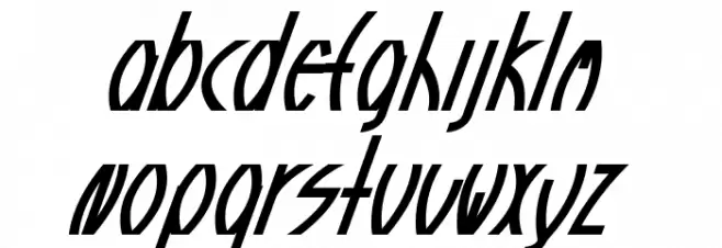Guazhiru Italic Fuentes MINÚSCULAS