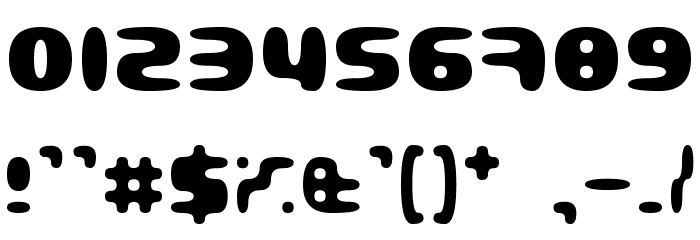 Gubblebum Black Font OTHER CHARS