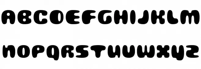 Gubblebum Black 字体 大写