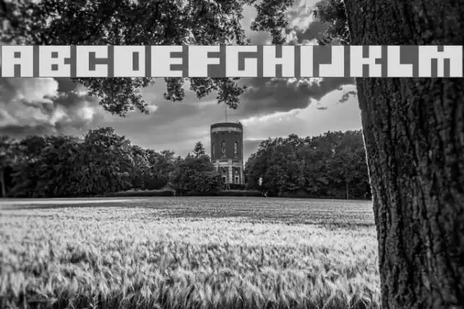 Gubblebum BlacknBlocky Font examples