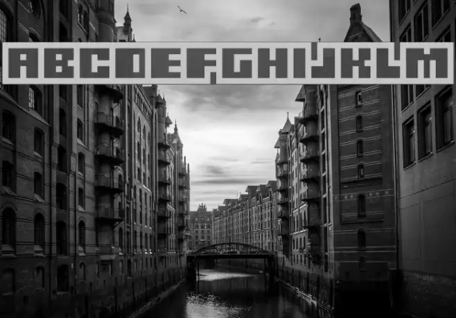 Gubblebum Blocky Font examples