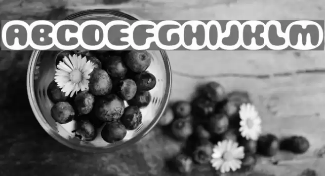Gubblebum Шрифта examples