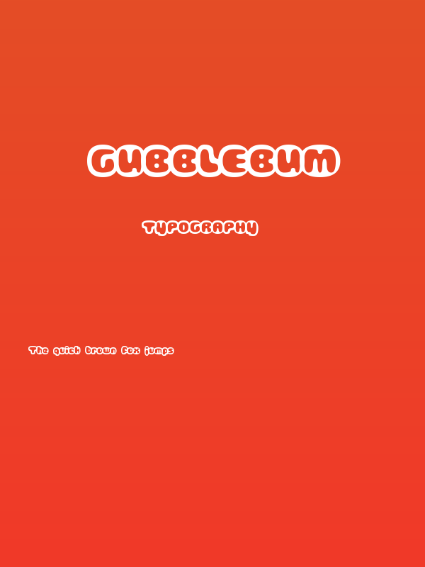 Gubblebum Poster
