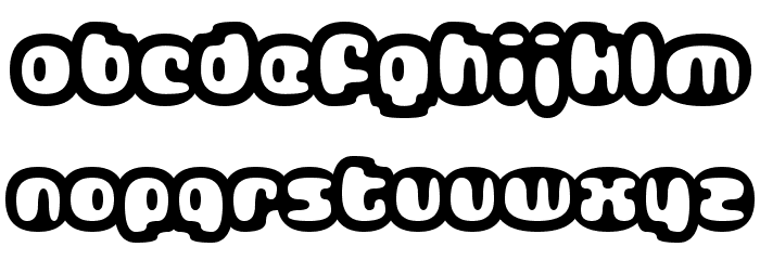 Gubblebum Font LOWERCASE