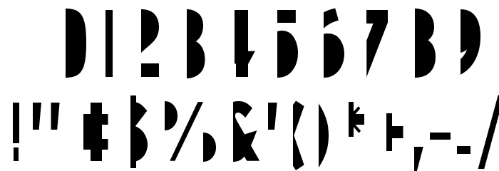 Gudariak txano Font OTHER CHARS