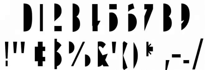 Gudariak txano Font OTHER CHARS