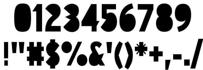 Gudariak Font OTHER CHARS