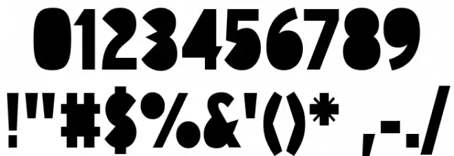 Gudariak Font OTHER CHARS