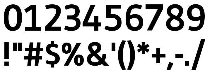Gudea Bold Font OTHER CHARS