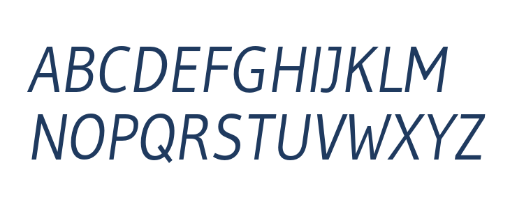 Gudea Italic1 Uppercase